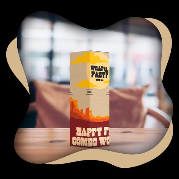 Resultado final del packaging de Wrap Fast